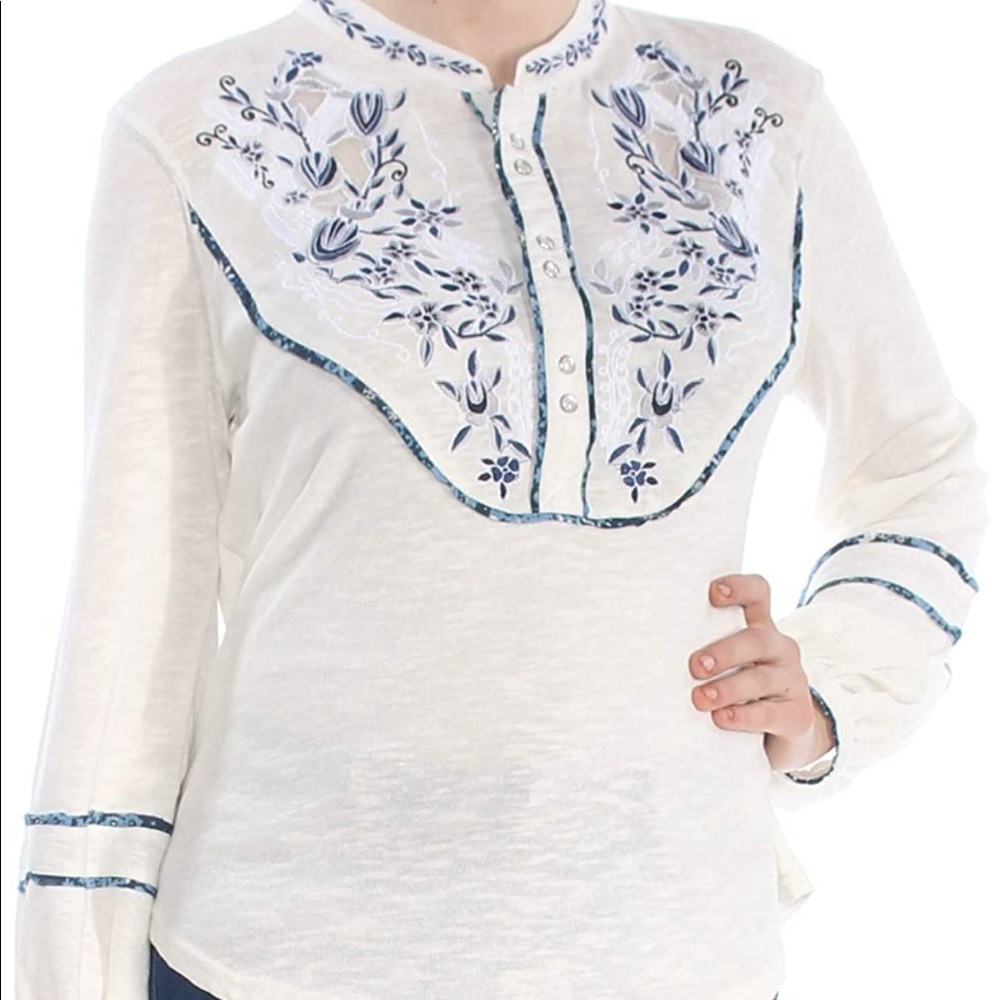 Free people Sundance Kid Henley Top